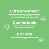 disposable underarm sweat pads