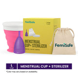 Menstrual Cup & Sterilizer Combo