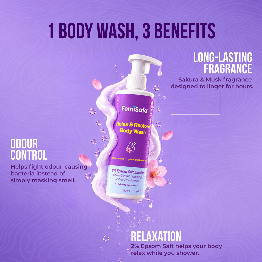 Relax and Restore Body Wash with Sakura Fragrance
