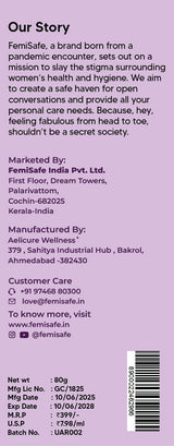 FemiSafe Underarm Roll-On with 3% AHA BHA | 50ml