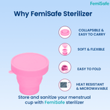 easy foldable sterilizer best feminine hygiene brands in India