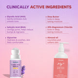 FemiSafe Sleep & Freshness Combo – Magnesium Sleep Body Lotion + 3% AHA BHA Underarm Roll-On