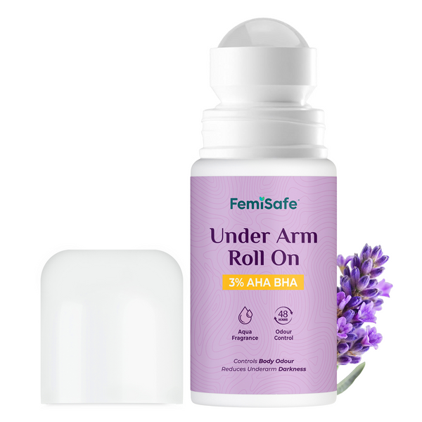 FemiSafe Underarm Roll-On with 3% AHA BHA | 50ml