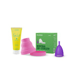 Zero-waste menstrual cup for feminine hygiene