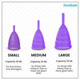 2 Menstrual Cups & 1 Sterilizer