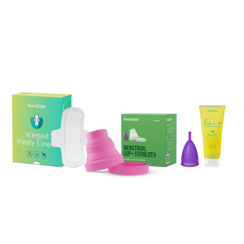 Period care cup for feminine care and hygiene