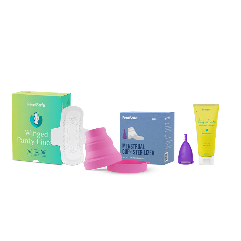Reusable menstrual cup for women 
