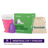 Menstrual Cup & Sterilizer Combo