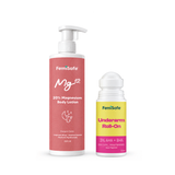 FemiSafe Sleep & Freshness Combo – Magnesium Sleep Body Lotion + 3% AHA BHA Underarm Roll-On