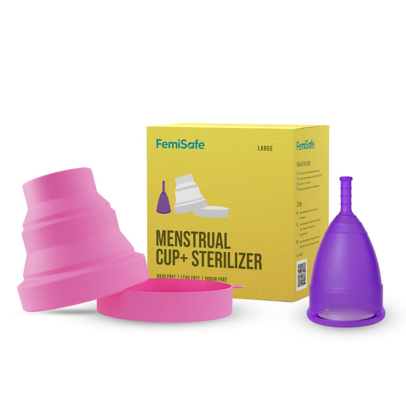 Menstrual Cup & Sterilizer Combo