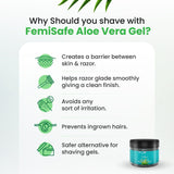 FACE RAZORS (ECO-FRIENDLY) & ALOE-GEL COMBO