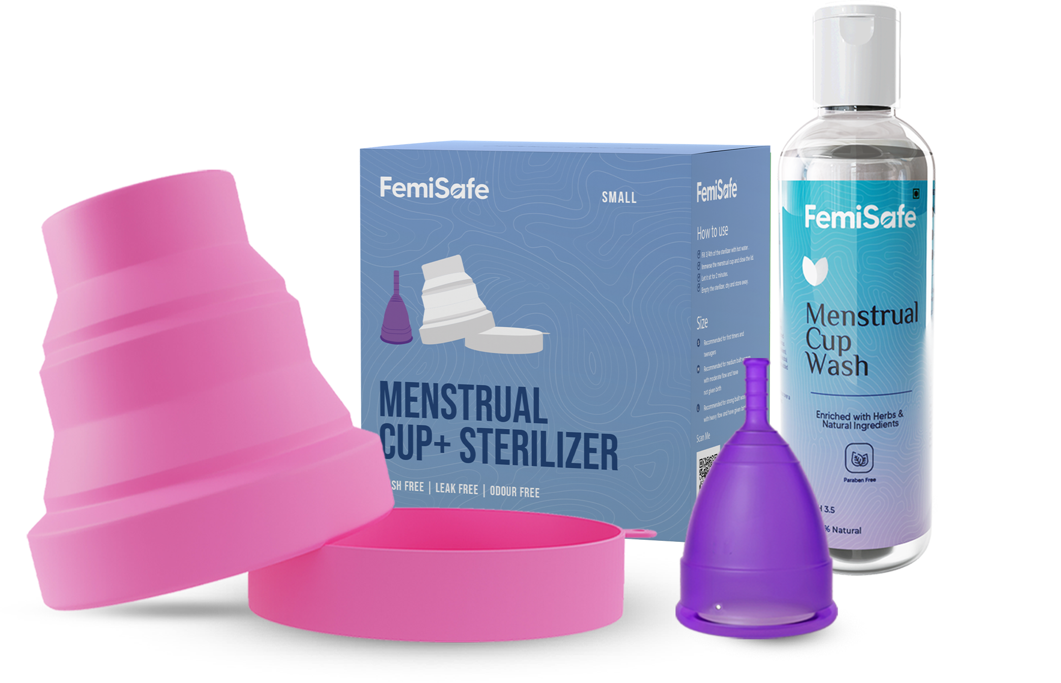 Reusable menstrual cup from best feminine hygiene brands in India
