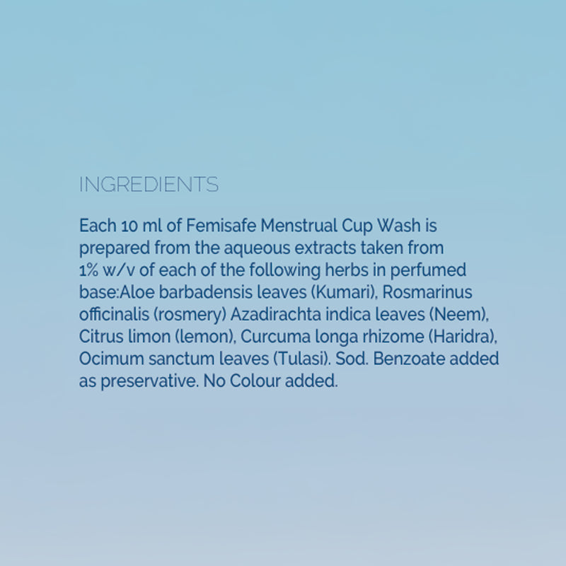FemiSafe Menstrual Cup Wash (100ml)