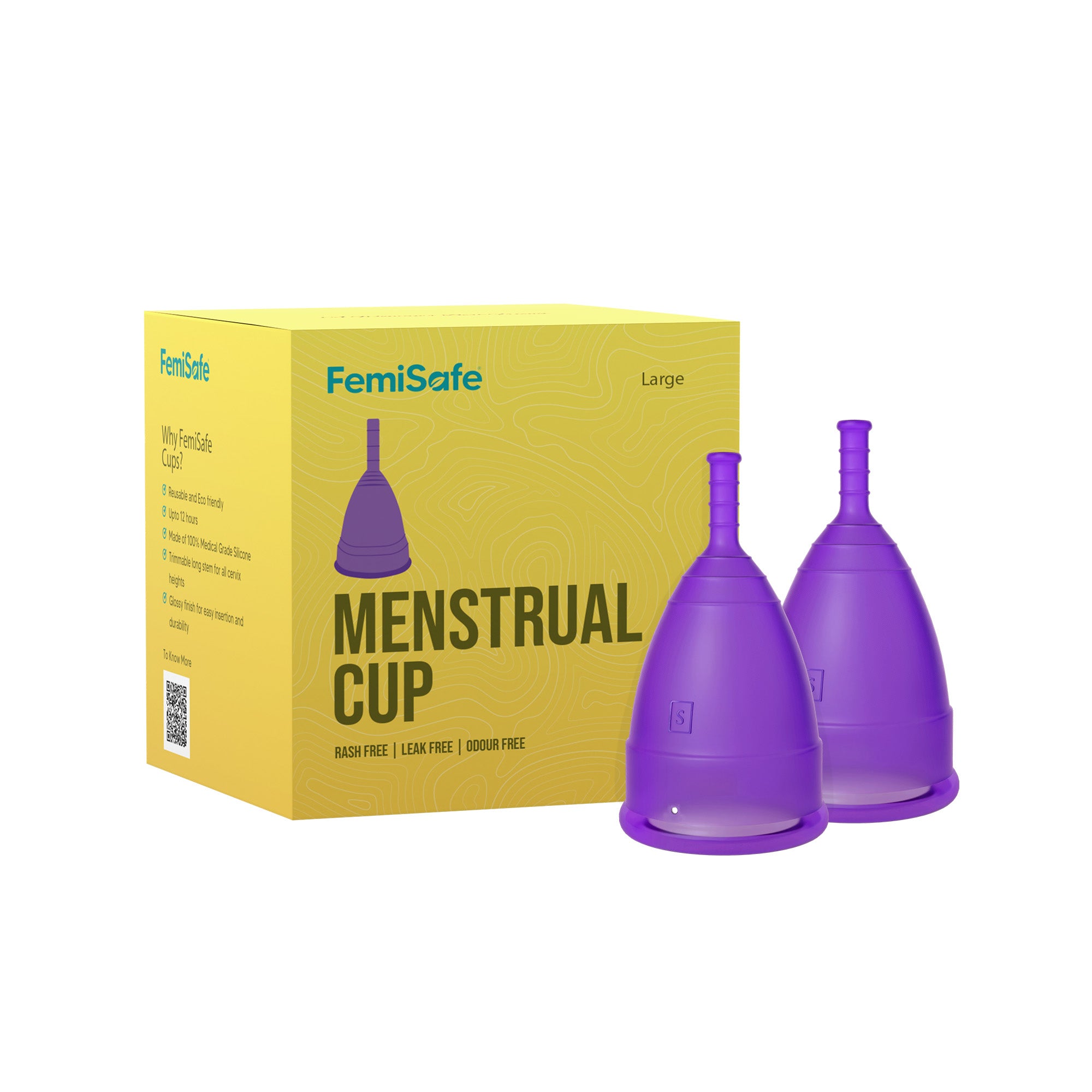 menstrual cup pack 2 large   best feminine hygiene brands in India