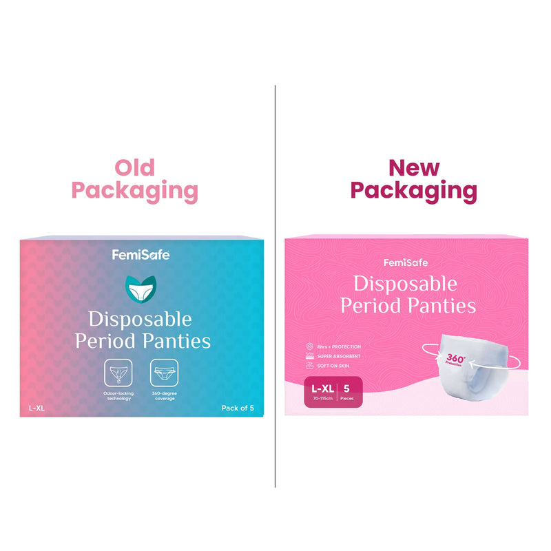 disposable period panty from Best feminine hygiene brands in India