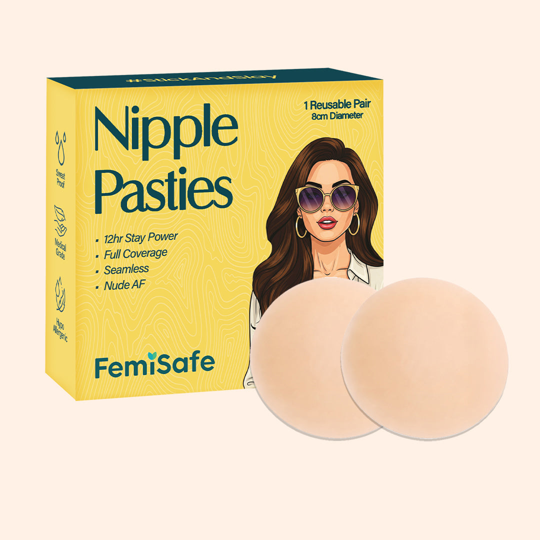 FemiSafe Reusable Silicone Nipple Pasties
