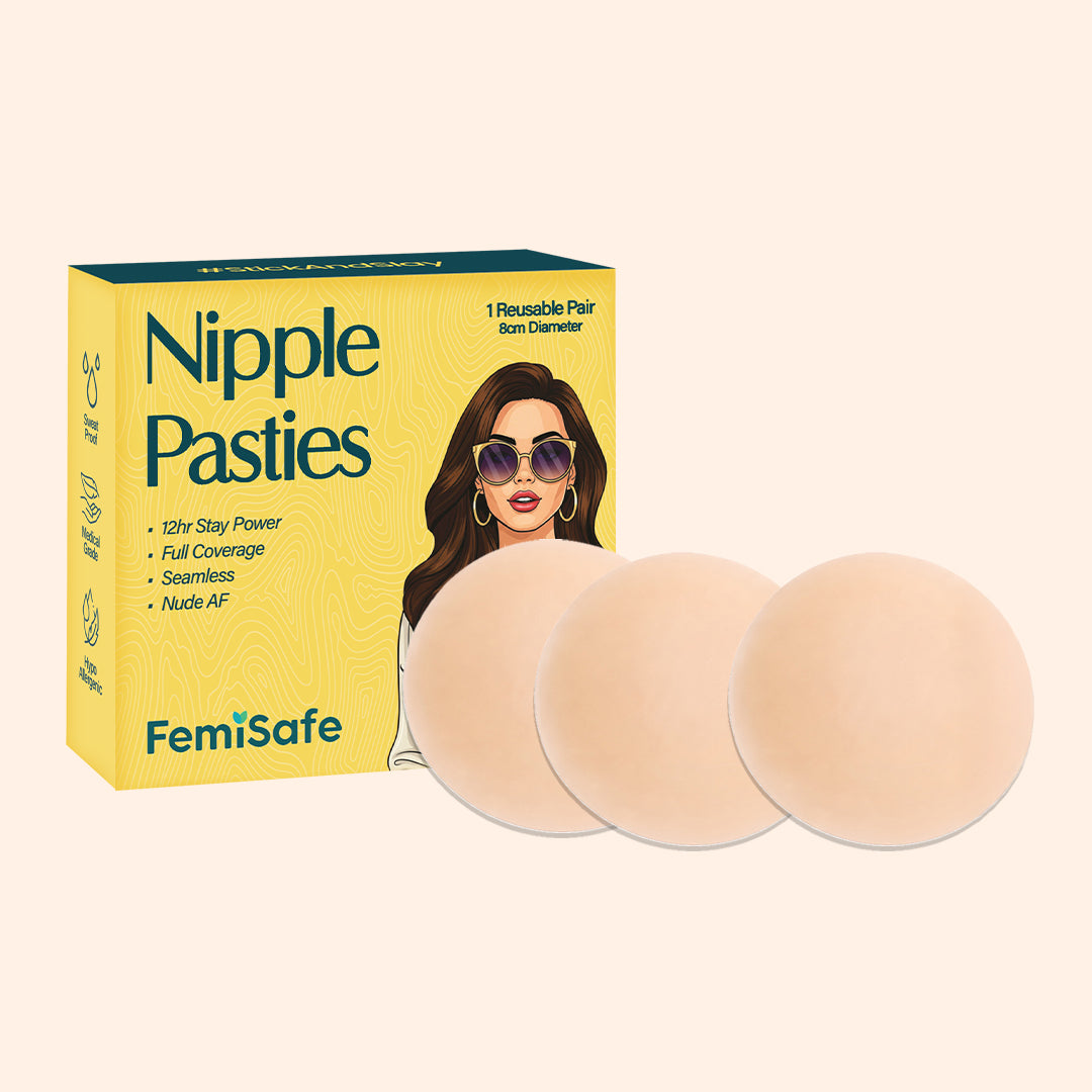 FemiSafe Reusable Silicone Nipple Pasties