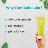 FemiSafe Ease Lube | Glycerin free & Water Based Lubricant | with banana & Aloe vera extract | non staining & prevent dryness | Skin friendly | 50 g