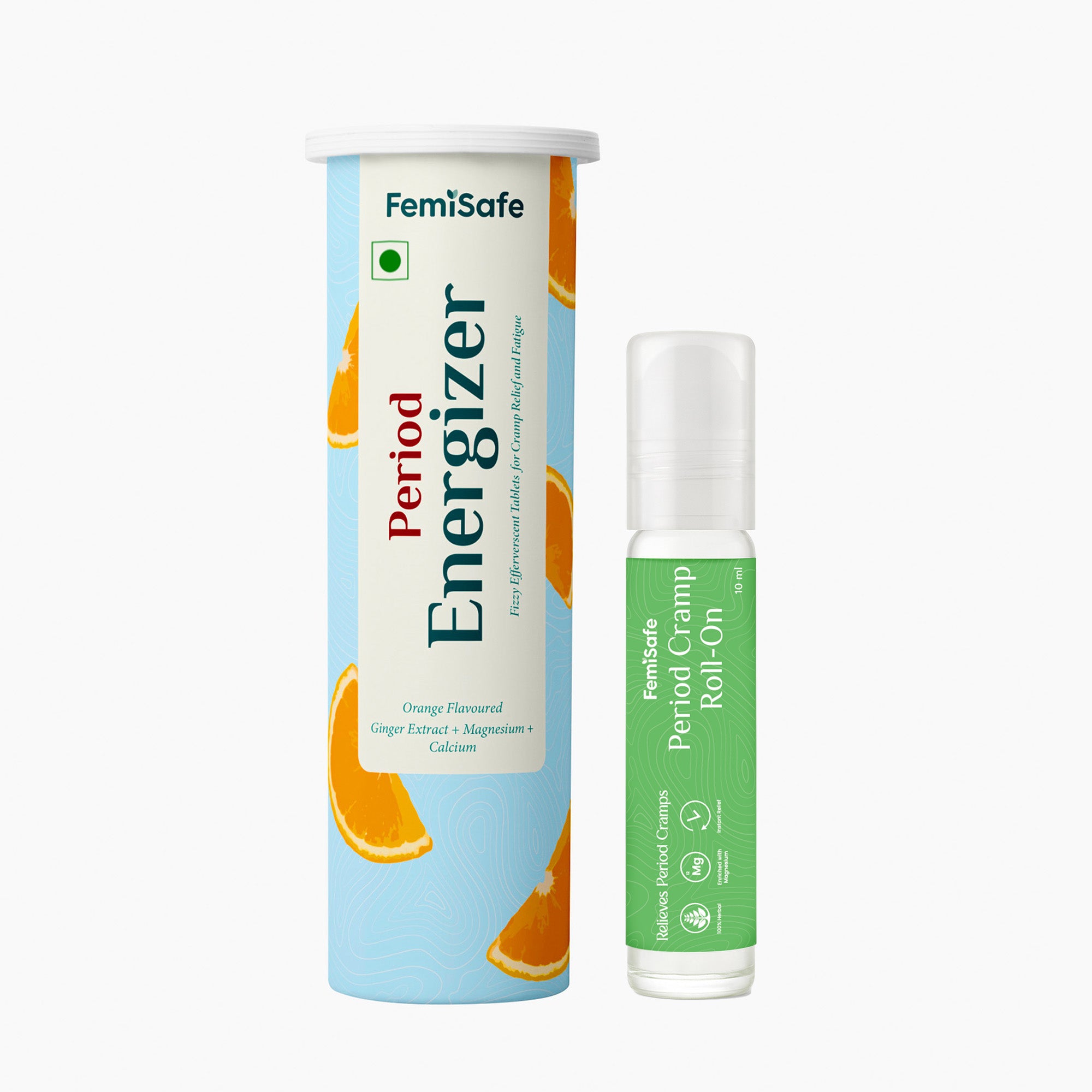 FemiSafe Period Energizer -Effervescent Tablets for Period Cramp Relief and Fatigue (15 Tablets)