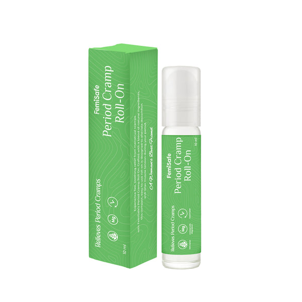 Period Cramp Relief Roll-On - Instant Pain Relief for Cramps & Back Pain