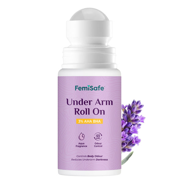 FemiSafe Underarm Roll-On with 3% AHA BHA | 50ml