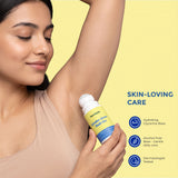 FemiSafe Underarm Roll-On with Alpha Arbutin & Niacinamide | Odour Control & Brightening Care | Aluminum-Free | 50 ml