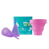 2 Menstrual Cups & 1 Sterilizer - Femisafe.in